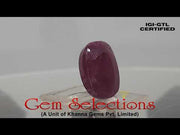 7.29 Ratti Natural New Burma Ruby with Govt. Lab Certificate-(4551)